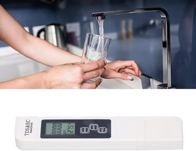 Tester jakości wody TDS EC temp. – cyfrowy miernik z LCD, do filtra, akwarium, studni
