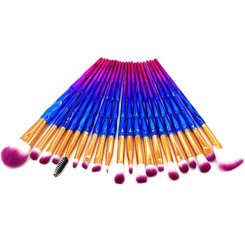 AG798 PĘDZLE DO MAKIJAŻU UNICORN 20 SZT