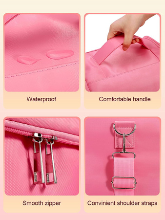 CA33A KUFEREK KOSMETYCZNY RÓŻOWY