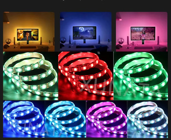 Taśma LED WS2812B RGB 5m 300 diod 60LED/m IP65 – adresowalna, wodoodporna, samoprzylepna