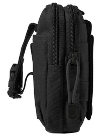 Wodoodporna nerka biodrówka na pasek – etui na telefon i drobiazgi czarna