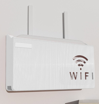 AG986 UCHWYT PÓŁKA NA ROUTER WIFI BIAŁY