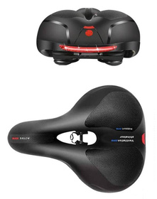 Piankowe siodełko rowerowe z amortyzacją i wentylacją – komfort na długie trasy czarne