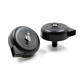 Filtr powietrza do sprężarki 3/8" – czarny, plastikowy, odporny na kurz