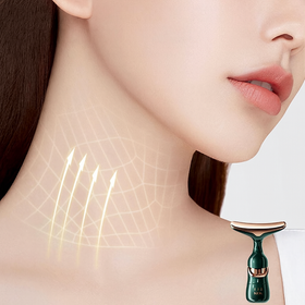 Masażer soniczny 3w1 do twarzy, szyi i oczu – liftingujący, wibracyjny, ujędrniający, 10 000 drgań/min