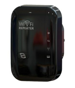 Wzmacniacz sygnału WLAN 2,4GHz – Repeater i Access Point, zasięg do 100m, szybka konfiguracja WPS AK339A