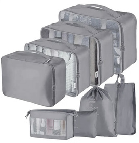 BQ73A ORGANIZER PODRÓŻNY 8 SZT SZARY
