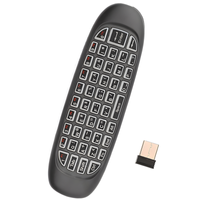 Bezprzewodowy pilot Air Mouse z klawiaturą QWERTY – Smart TV, PC, Android, 2.4 GHz