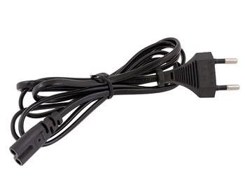 Kabel zasilający 2-pinowy Euro 1,4 m – Zasilanie do audio, video, laptopów