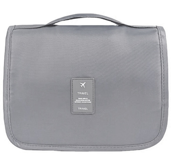 BQ59B KOSMETYCZKA PODRÓŻNA SZARA