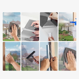 Folia lustro weneckie na okno 80×100 cm – samoprzylepna, UV, termo