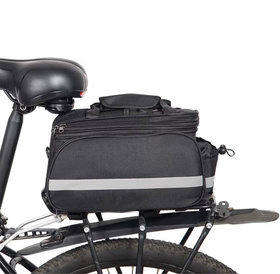 SAKWA Rowerowa Torba na tylny bagażnik rowerowy 32x28cm czarny RW38