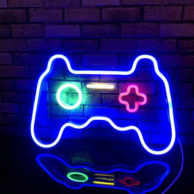 Lampka LED gamepad – podświetlenie pokoju gracza, USB/baterie, 4 kolory