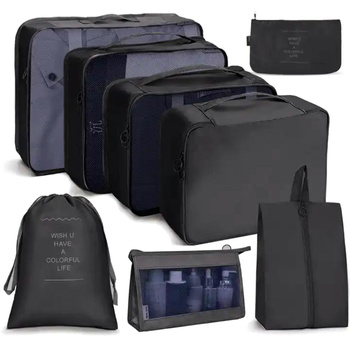 OrganizerTURYSTYCZNY 8 elementów czarny BQ73