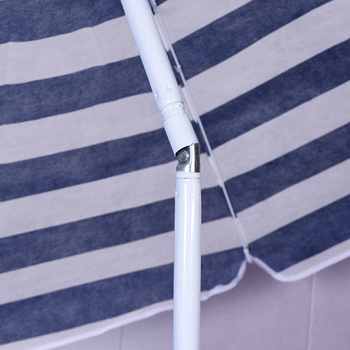 Parasol plażowy XXL 160 cm składany, regulowany – przeciwsłoneczny, na balkon, ogród, taras 