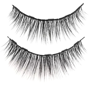 RZĘSY Magnetyczne 7 par + pęseta + eyeliner x 2 9x03mm AG851B 