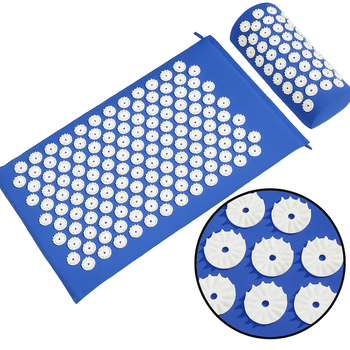 Mata do akupresury z kolcami + poduszka 7992 punkty masaż relaks