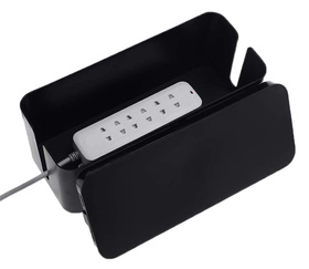 AG381A ORGANIZER NA KABLE LISTWY CZARNY