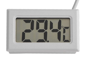 Elektroniczny Termometr z Sondą – Precyzyjny Pomiar, Wyświetlacz LCD, Zakres -50°C do +70°C100cm biały AG195B