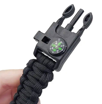 DA99 BRANSOLETKA SURVIVAL 5W1 BLACK