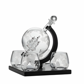 DA514C KARAFKA GLOBUS 1000ML 4 SZKLANKI