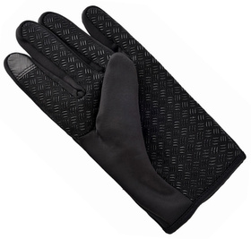 Zimowe RĘKAWICE do obsługi Smartfona Telefonu rozm. XL Unisex czarne BQ19I 