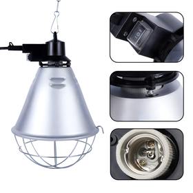 Oprawa do żarówki grzewczej E27 250W – aluminiowa lampa z regulacją mocy i łańcuchem 2,5 m