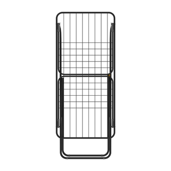 Suszarka na pranie stojąca stalowa 11,5 m – składana, odporna na warunki atmosferyczne czarna