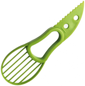Nóż do Awokado Drylownica 18cm 2w1 zielony AG621A