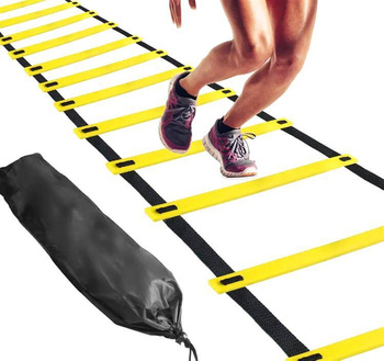 Koordynacyjna DRABINKA Treningowa Mini Zestaw Piłkarski 600cm AG920  