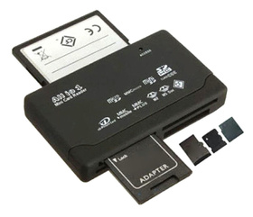CZYTNIK Kart Pamięci All In One KABEL USB czarny AK219A