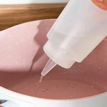 BUTELKI do DEKORACJI Tortów Ciast Zestaw 2 Pojemników białe