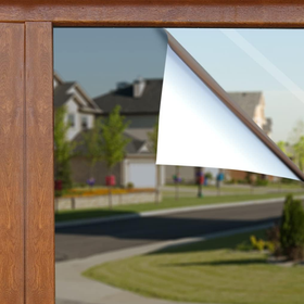 Folia lustro weneckie na okno 80×100 cm – samoprzylepna, UV, termo