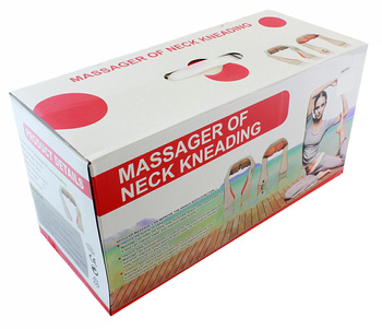 MASAŻER do Mięśni Karku i Pleców SHIATSU 16 pkt masujących czarny AG127C