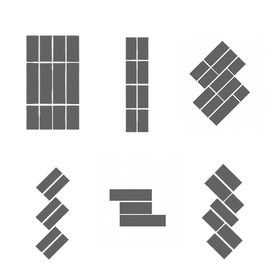 DA481 ZESTAW NAKLEJEK LUSTRZANYCH PANELE