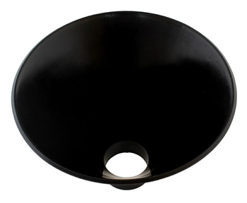 Okrągła SKROBACZKA do Szyb Samochodowych Stożek 14cm czarna AG283G