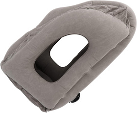 DA413 POMPOWANA PODUSZKA PODRÓŻNA SZARA