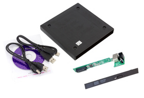AK285X OBUDOWA CD/DVD SLIM IDE NA USB