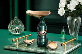 Masażer soniczny 3w1 do twarzy, szyi i oczu – liftingujący, wibracyjny, ujędrniający, 10 000 drgań/min