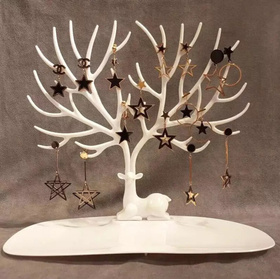 AG119H STOJAK NA BIŻUTERIĘ ROGACZ JELEŃ