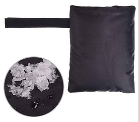 OSŁONA na KRAN pokrowiec ochronny 21x14cm czarny