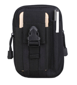 Wodoodporna nerka biodrówka na pasek – etui na telefon i drobiazgi czarna