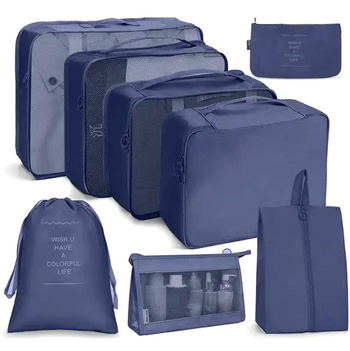 BQ73B ORGANIZER PODRÓŻNY 8 SZT GRANATOWY