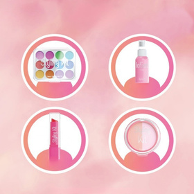 Zestaw kosmetyków dla dziewczynki 10 elementów zabawka do makijażu 3+