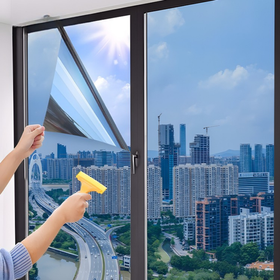 Folia lustro weneckie na okno 80×100 cm – samoprzylepna, UV, termo