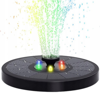 Solarna FONTANNA z Pompką do Oczka Wodnego LED RGB 150L/h ZD70G
