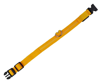 Świecąca OBROŻA dla Psa LED Rozmiar S 32-37cm żółta AG232B 