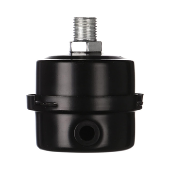 Filtr powietrza do sprężarki – metalowy 3/8" czarny filtr kompresora