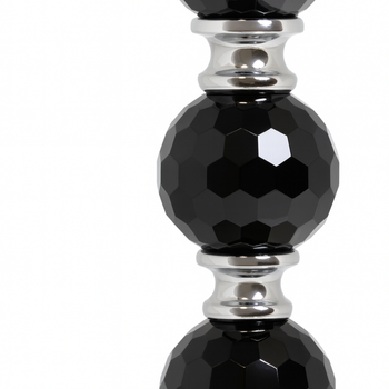 DA191B KOMPLET 3 ŚWIECZNIKÓW CZARNY