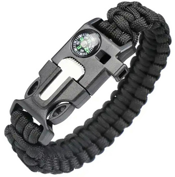 DA99 BRANSOLETKA SURVIVAL 5W1 BLACK